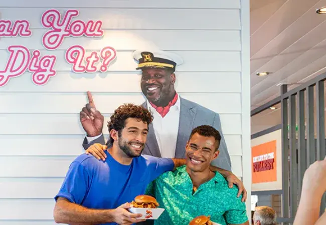 Big Chicken Included with Cruise Fare